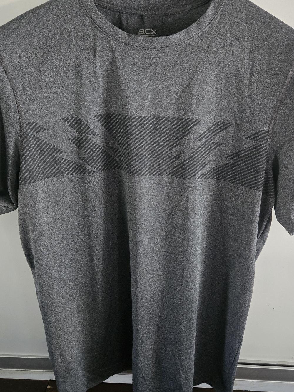 ACX Men’s Charcoal Heather Short-Sleeve Performance Tee